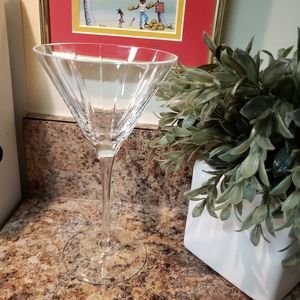 Williams Sonoma Dorset crystal martini glasses (4)